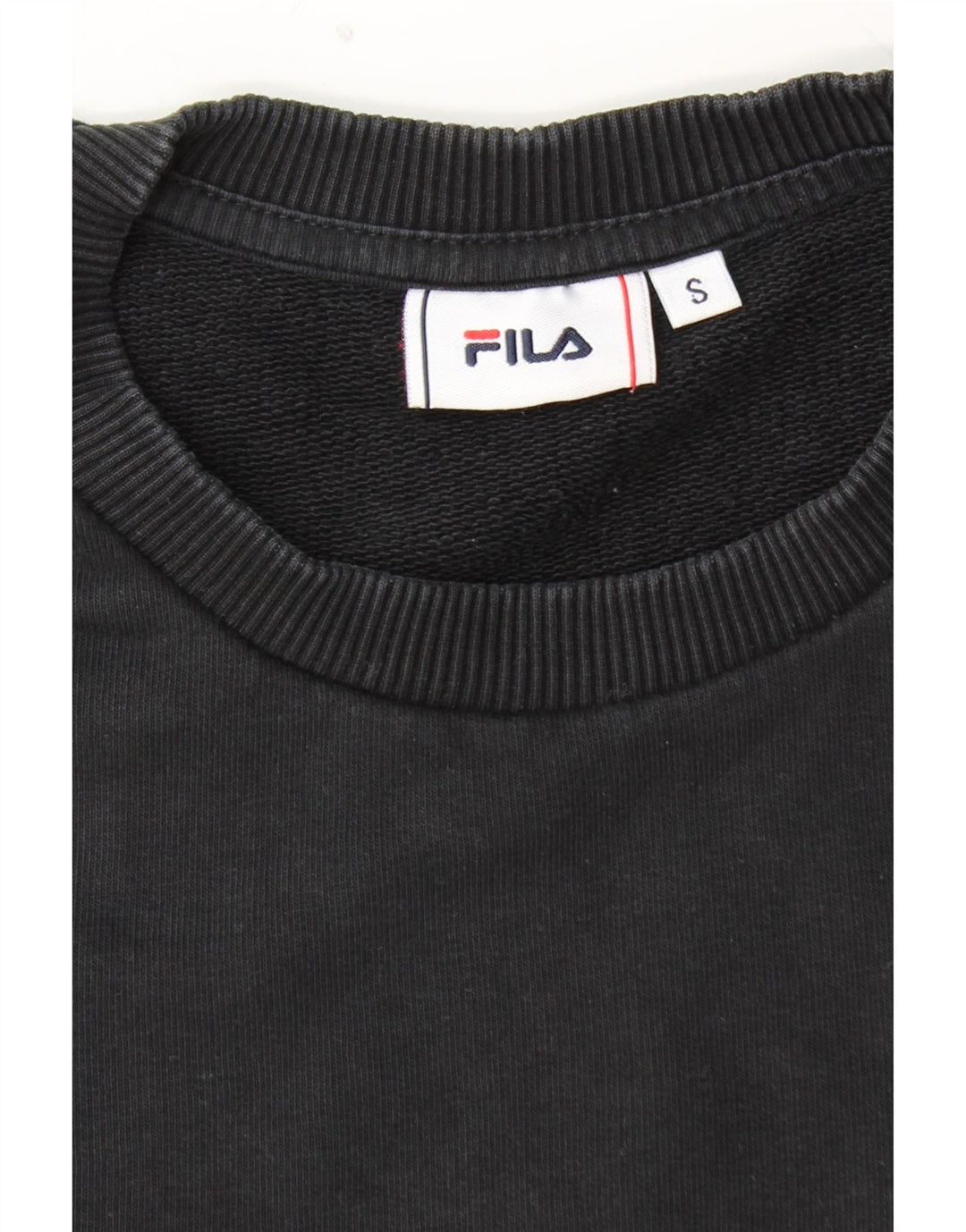 Ανδρικό γραφικό φούτερ FILA Jumper Small Black Colourblock Βαμβακερό