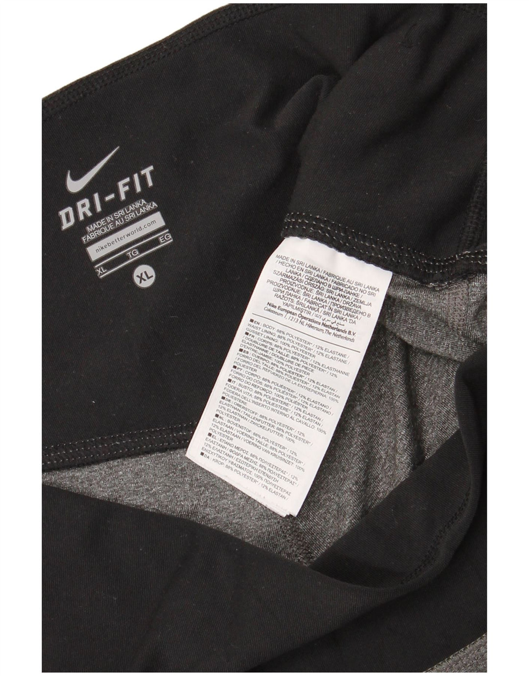 Γυναικείο κολάν NIKE Dri Fit UK 18 XL Grey Polyester