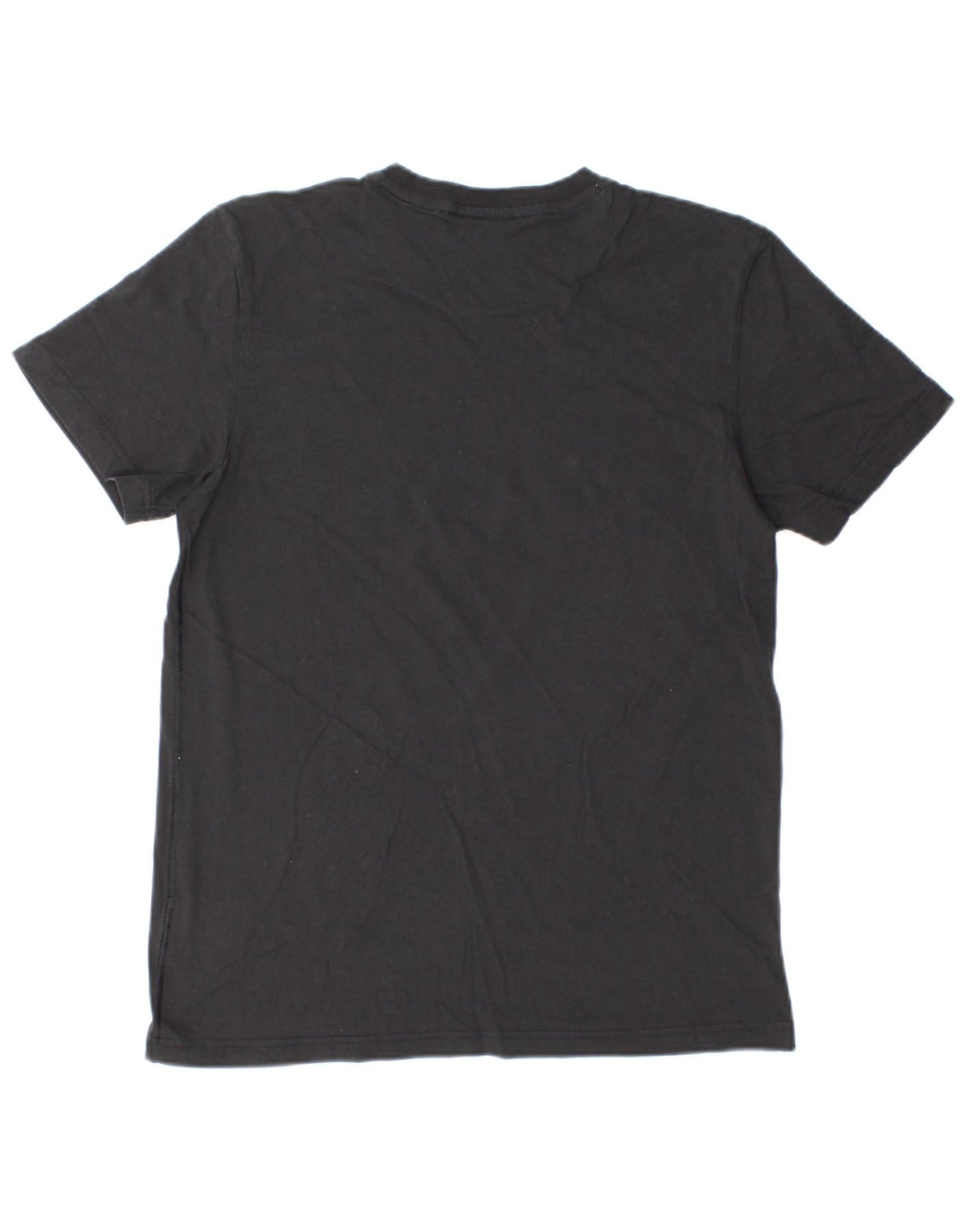 ADIDAS Mens Graphic T-Shirt Top Medium Black Cotton