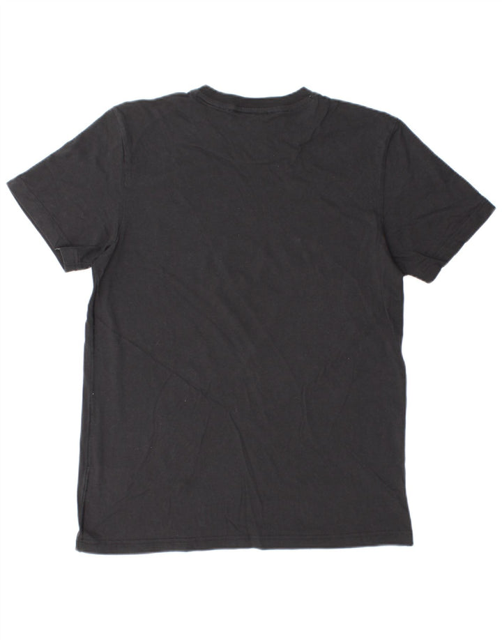 ADIDAS Mens Graphic T-Shirt Top Medium Black Cotton