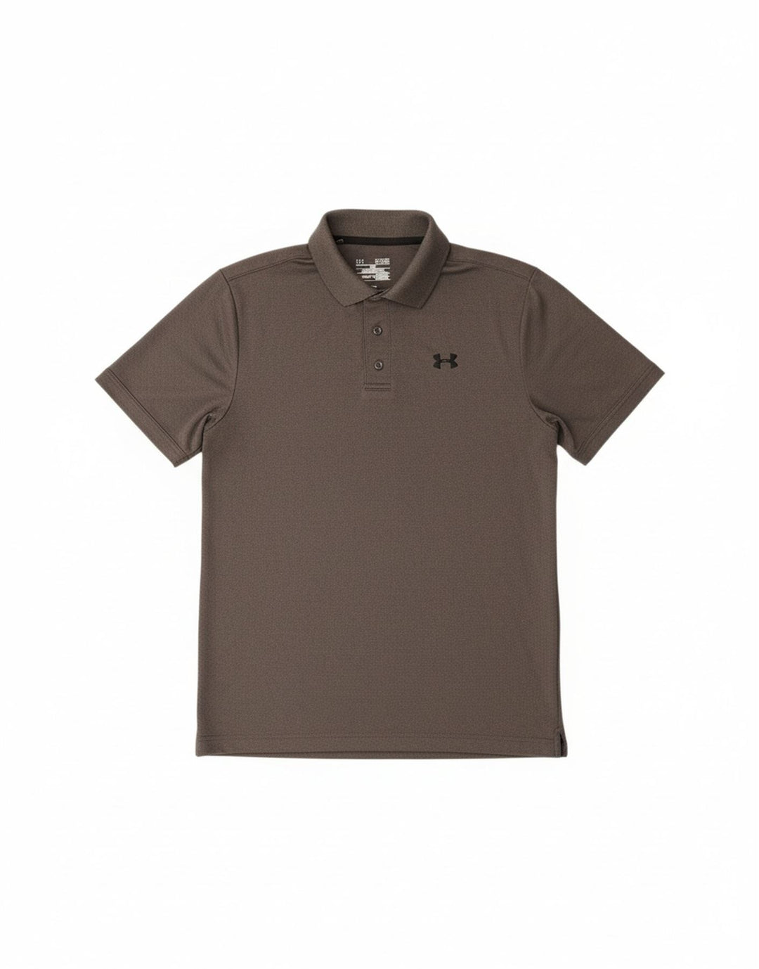 UNDER ARMOUR Mens Polo Shirt Small Grey Polyester