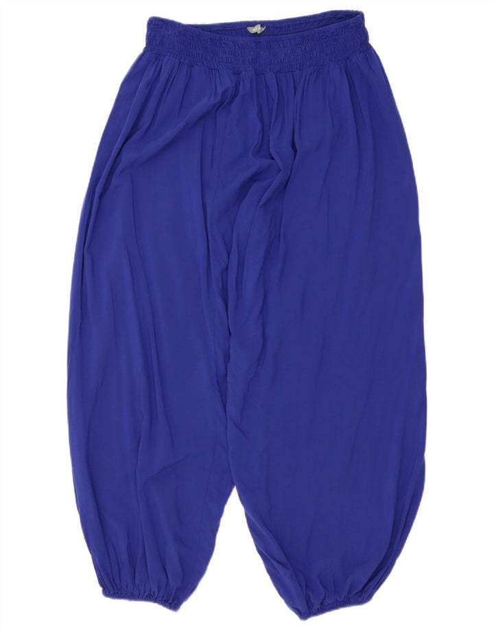 Marks & Spencer Γυναικείο Παντελόνι Χαρέμι Μεγάλο W32 L26 Μπλε βισκόζη