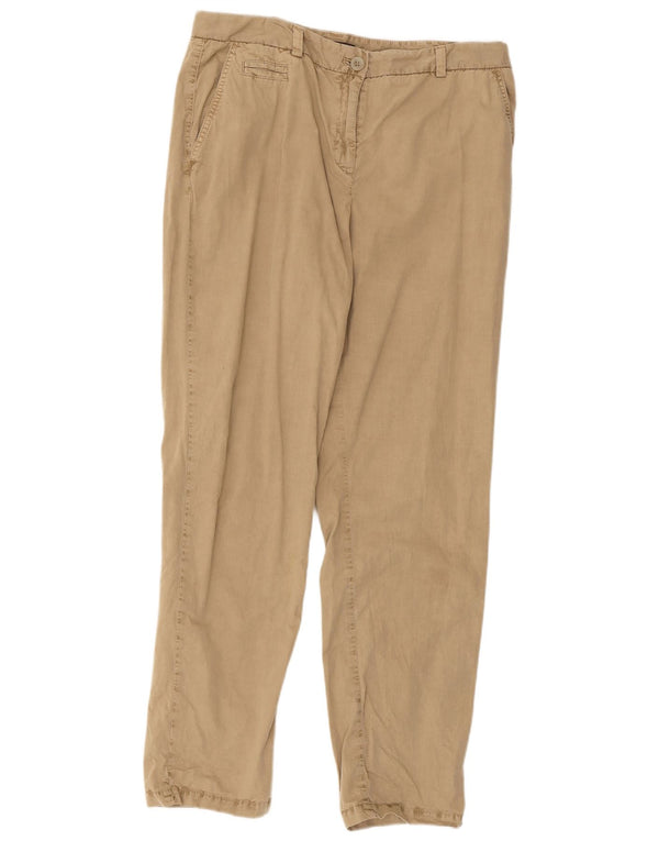 Marks & Spencer Γυναικείο ίσιο παντελόνι Chino UK 14 Large W32 L29 Beige