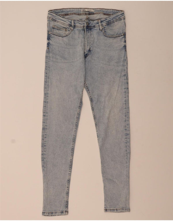Zara Ανδρικό Skinny Jeans EU 46 XL W36 L32 Μπλε βαμβακερό