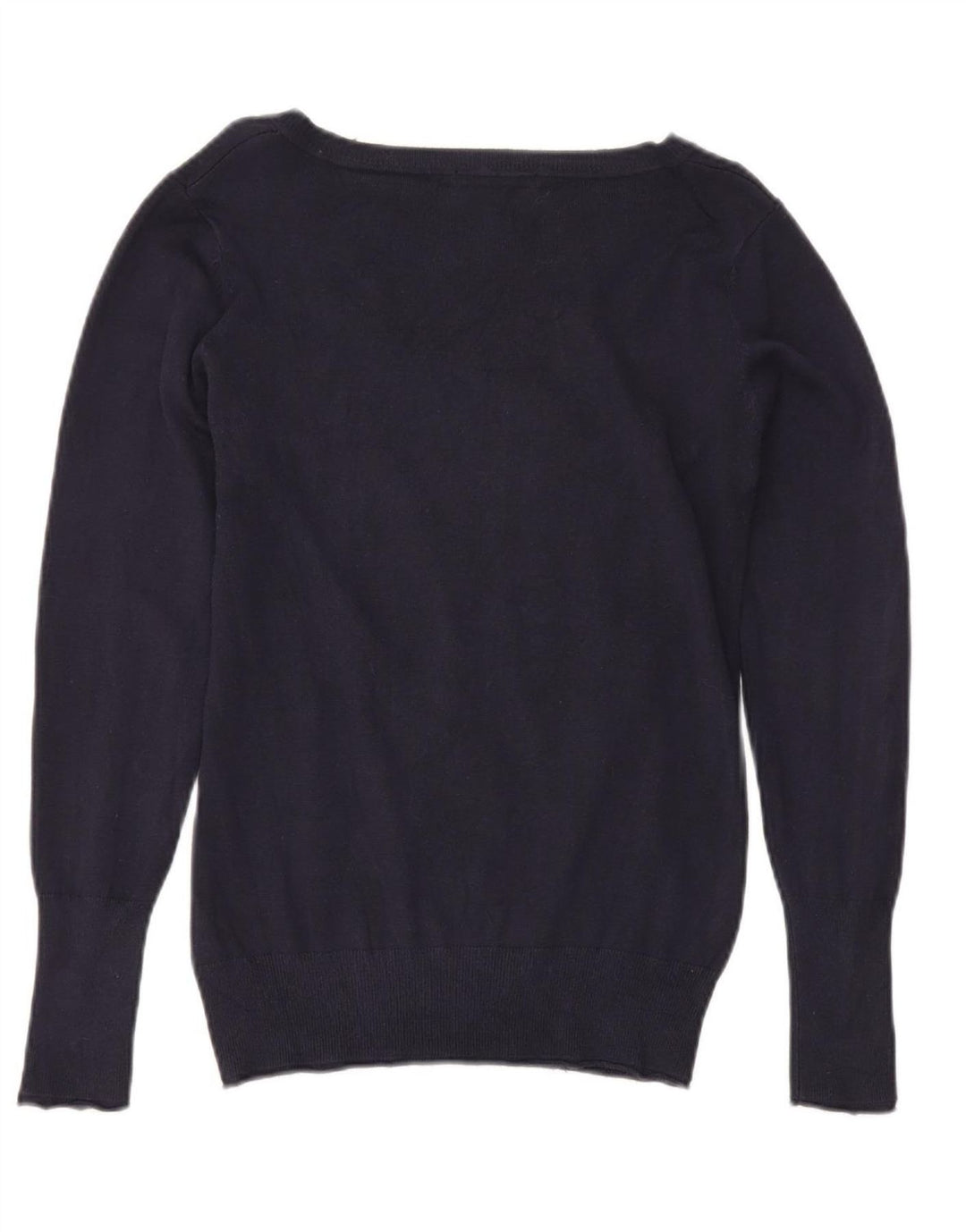 Γυναικείο πουλόβερ Guess με V λαιμόκοψη UK 12 Medium Navy Blue
