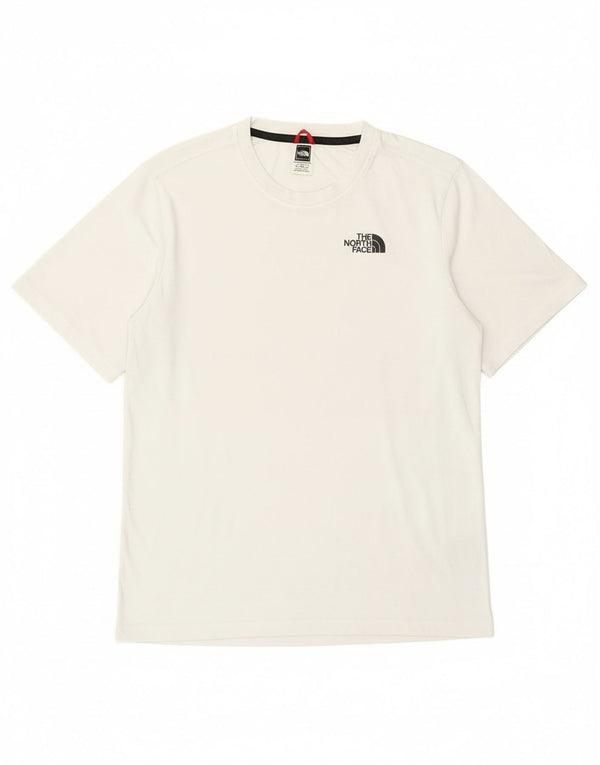 The North Face Γυναικείο γραφικό T-Shirt Top UK 14 μεσαίο λευκό βαμβακερό