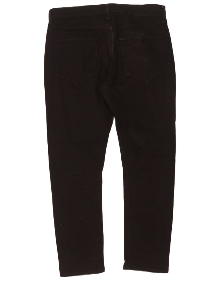 Marks & Spencer Ανδρικό Slim Jeans W32 L29 Μαύρο βαμβακερό
