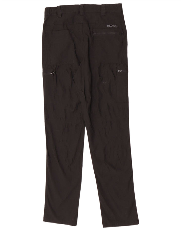 Mountain Warehouse Ανδρικό Slim Cargo Παντελόνι W30 L30 Μαύρο Nylon
