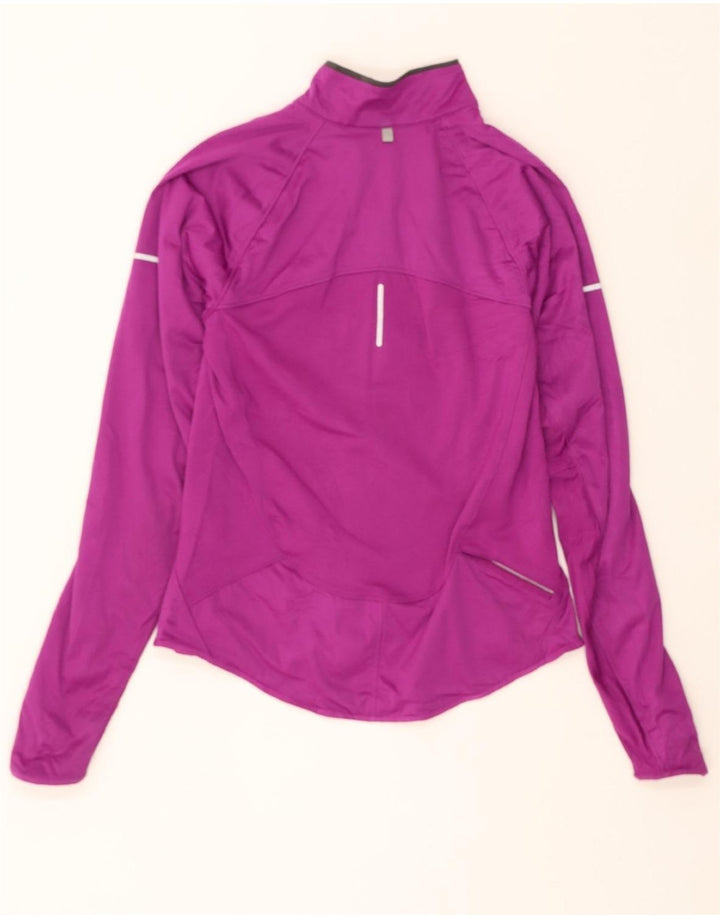 NIKE Womens Dri Fit Tracksuit Top Jacket UK 12 Medium Pink Polyester Vintage Nike and Second-Hand Nike from Messina Hembry 
