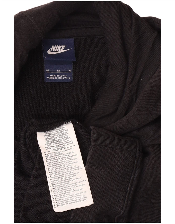 Ανδρικό γραφικό κουκούλα Nike, μεσαίο μαύρο βαμβακερό