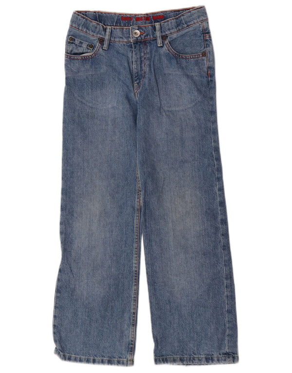 Levi's Boys Straight Jeans 7-8 ετών W24 L23 Μπλε βαμβακερό