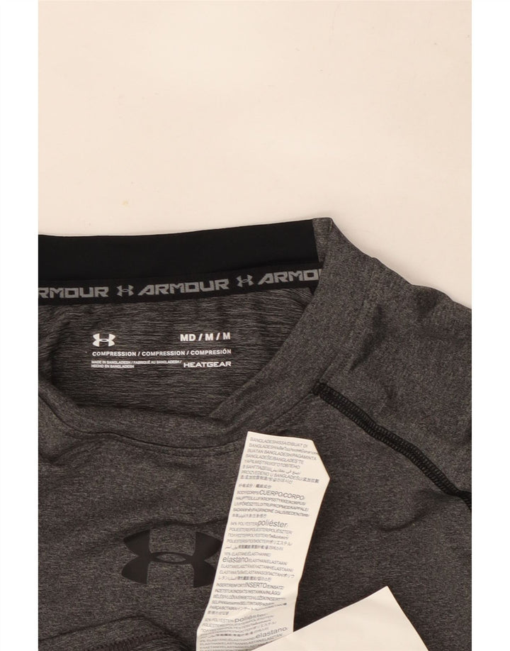 Ανδρικό Heat Gear Under Armor Μακρυμάνικο μεσαίο γκρι χρώμα