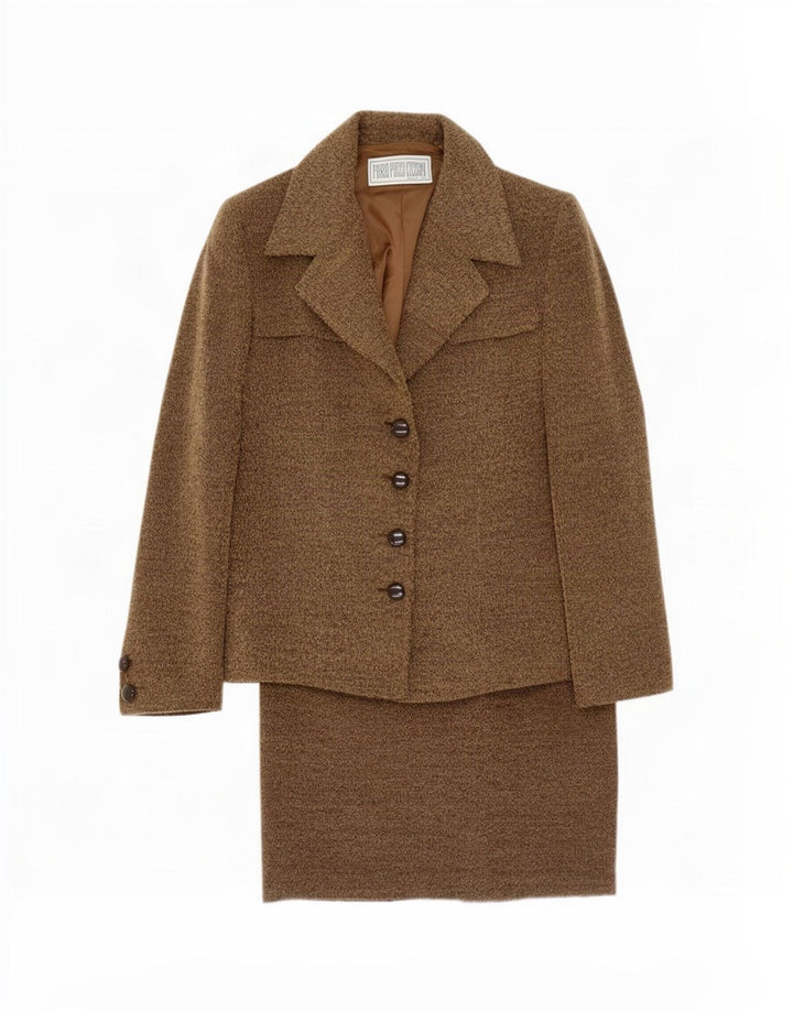 Mario Pucci Cecconi Γυναικείο Σετ Φούστας 2 τεμαχίων IT 44 Medium W28 Καφέ