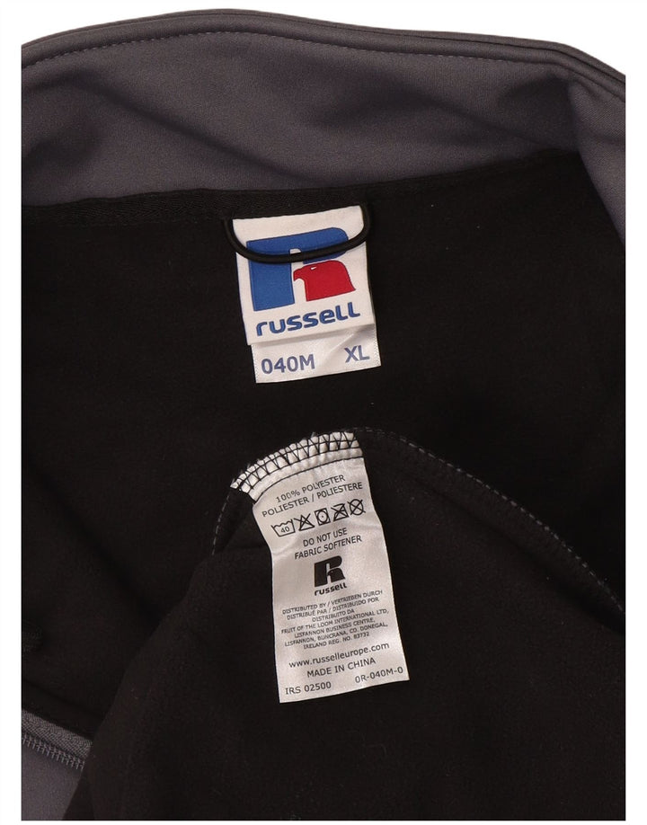 Ανδρική αθλητική φόρμα RUSSELL ATHLETIC Top Jacket XL Grey Polyester