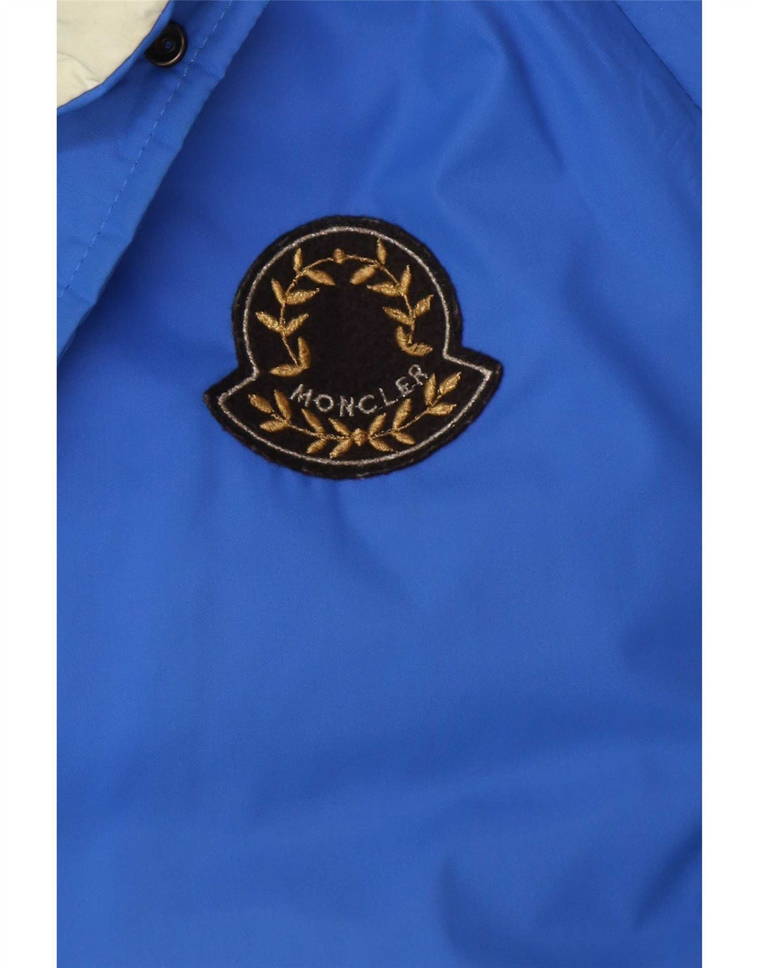 Moncler Ανδρικό μπουφάν με κουκούλα με επένδυση μεγέθους 3 Μεγάλο μπλε πολυαμίδιο