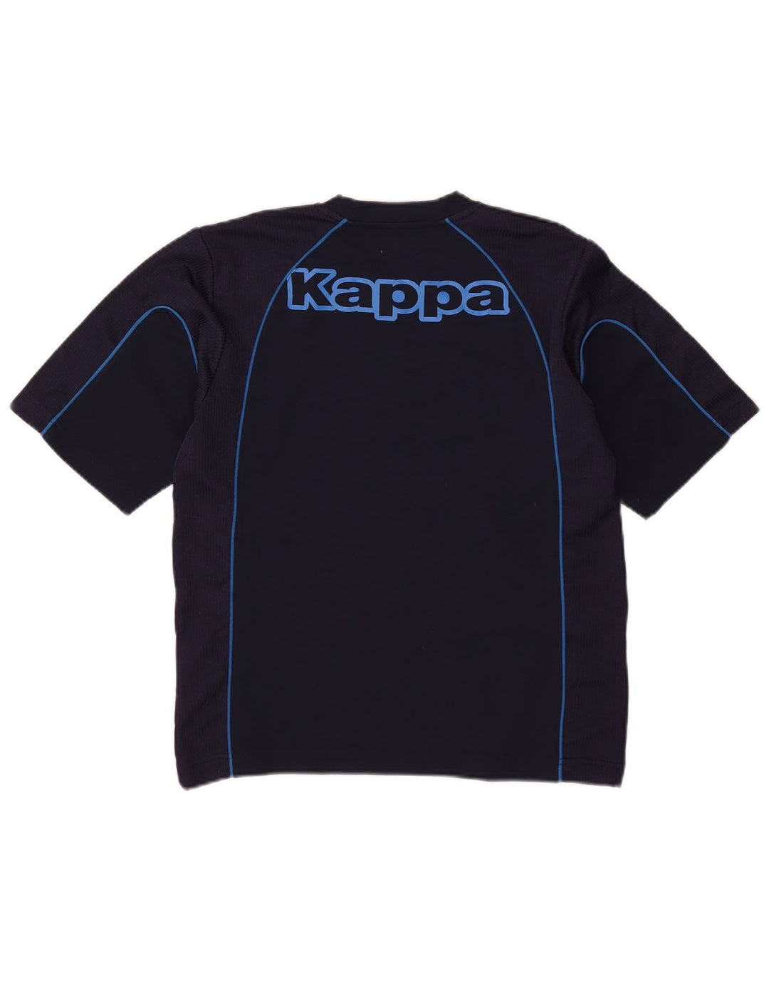 Ανδρικό γραφικό T-Shirt Kappa Top Small Navy Blue Polyester