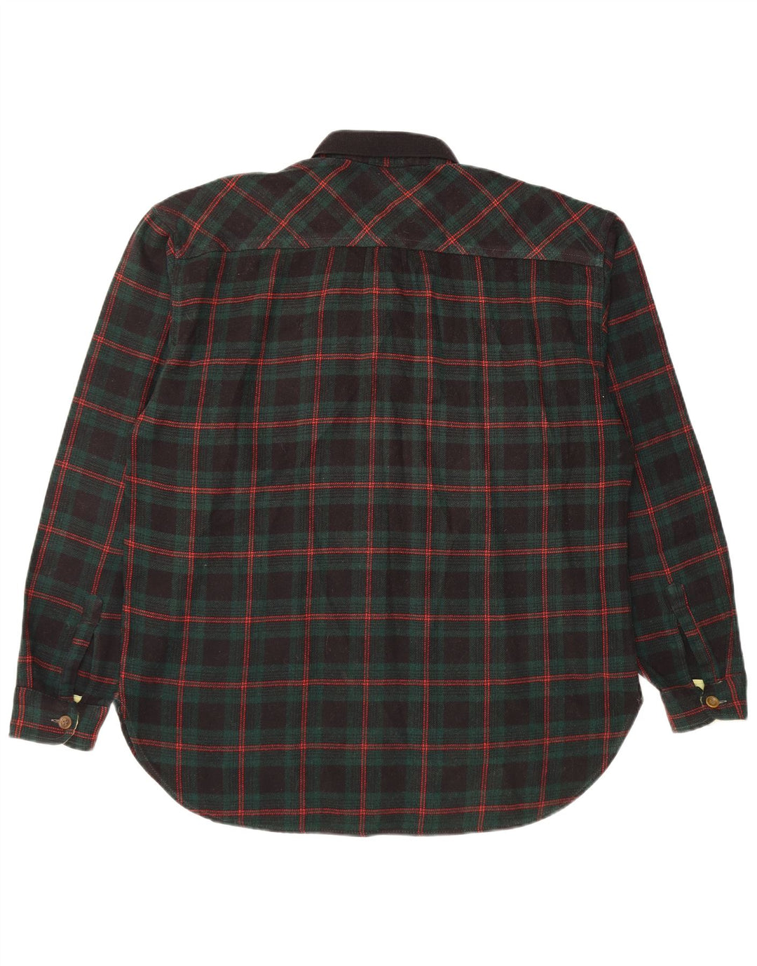 Ανδρικό πουκάμισο Casucci Φανελένιο Μεγάλο Πράσινο Check Πολυακρυλικό