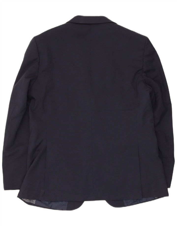 MARKS & SPENCER Ανδρικό μπλέιζερ με 2 κουμπιά μπουφάν UK 42 Large Navy Blue