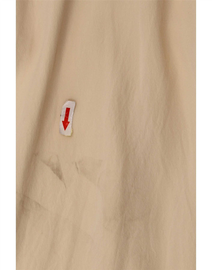 Vintage γυναικείο πουκάμισο μπλούζα IT 44 Medium Off White Silk