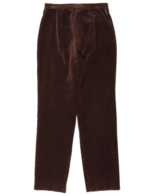 Armani γυναικείο βελούδινο κωνικό casual παντελόνι IT 44 Medium W26 L28 Brown