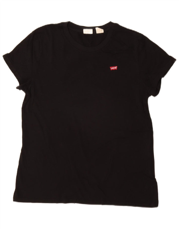 Γυναικείο T-Shirt Levi's Top UK 14 Medium Black
