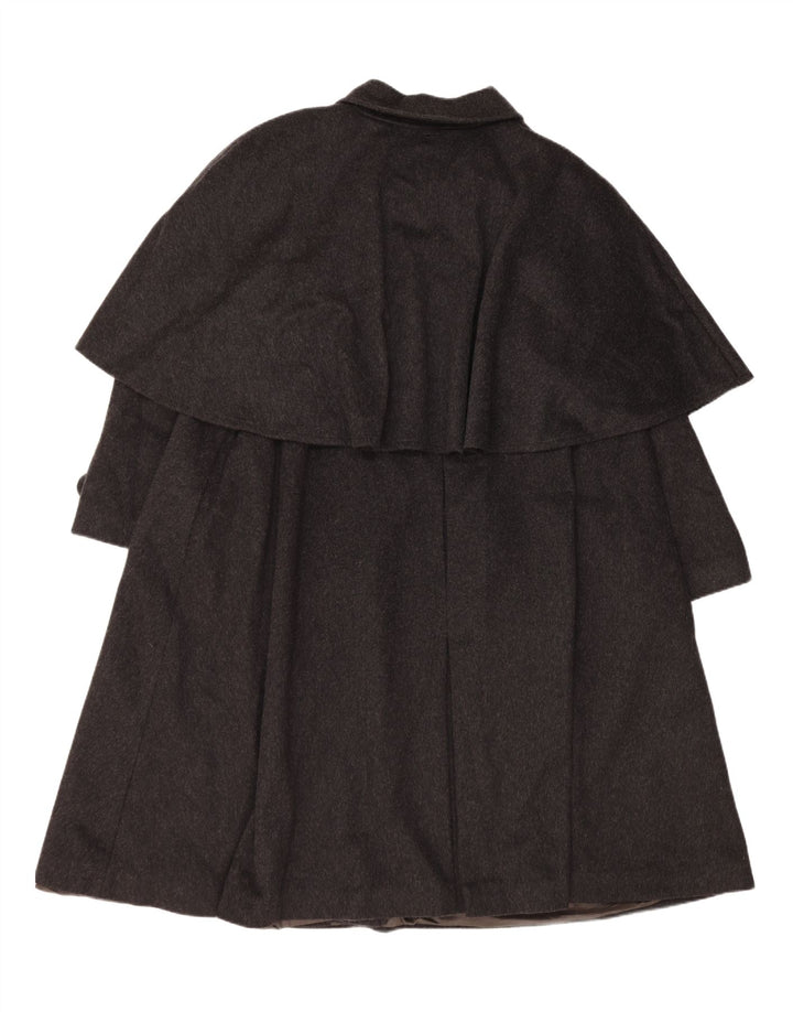 Gina Lebole Γυναικείο Παλτό Capelet IT 46 Large Black Wool