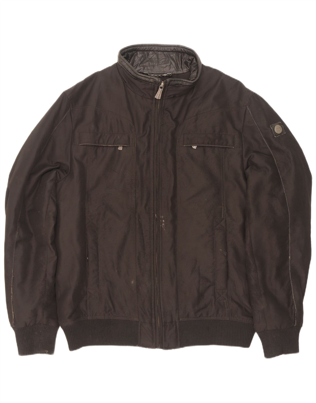 Trussardi Ανδρικό μπουφάν Bomber IT 52 XL Μαύρο Πολυεστέρας