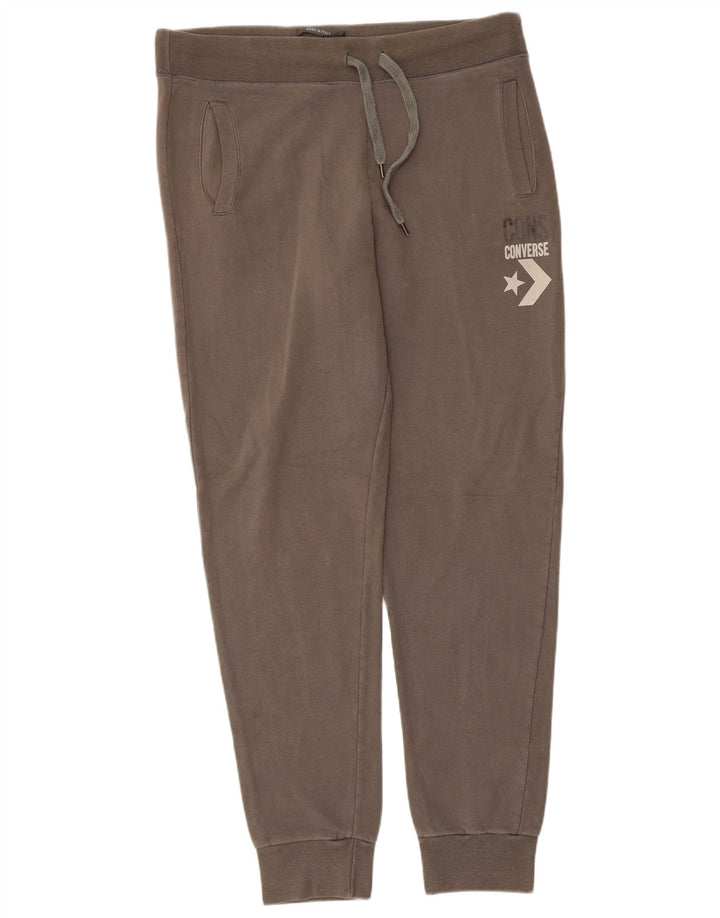Ανδρική φόρμα Converse Παντελόνι Joggers XL Καφέ Βαμβακερό