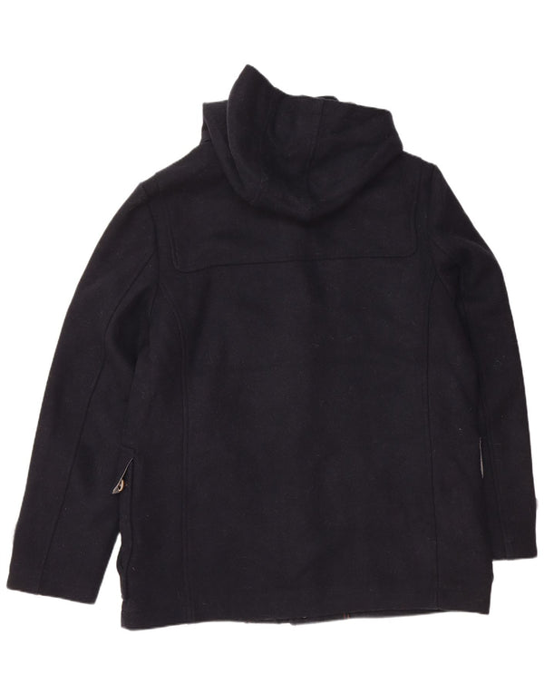 Ανδρικό μπουφάν BURTON με κουκούλα Duffle UK 40 Large Navy Blue Wool