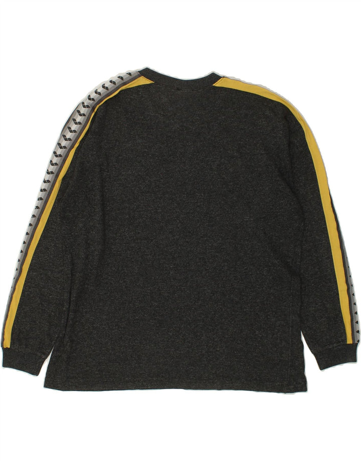 ARENA Mens Graphic Sweatshirt Jumper Large Grey | Vintage Arena | Thrift | Second-Hand Arena | Used Clothing | Messina Hembry 