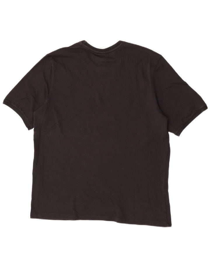 Ανδρικό T-Shirt Adidas Top μεγάλο μαύρο βαμβακερό