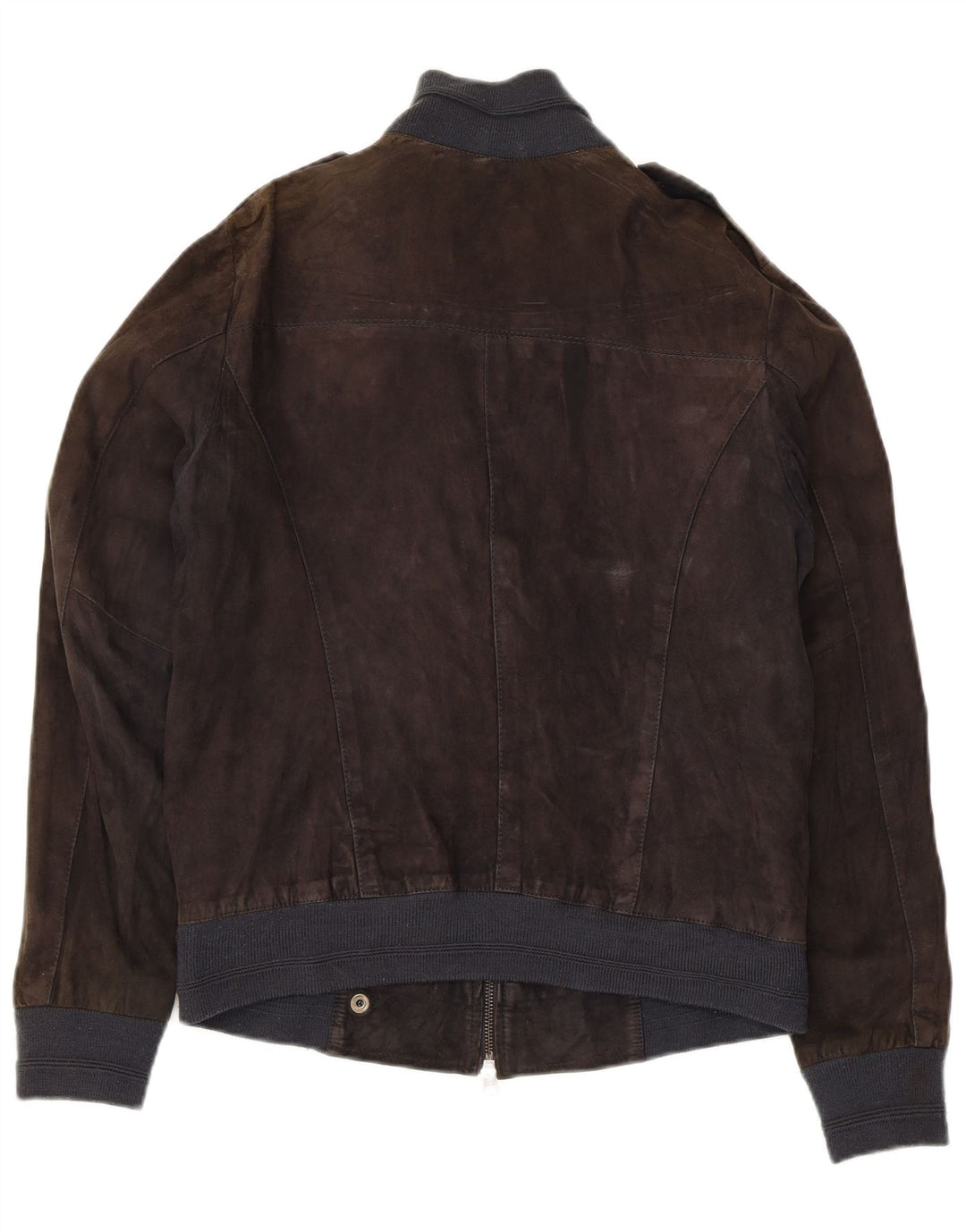 Koan Γυναικείο Military Suede Bomber Jacket IT 44 Medium μαύρο δέρμα