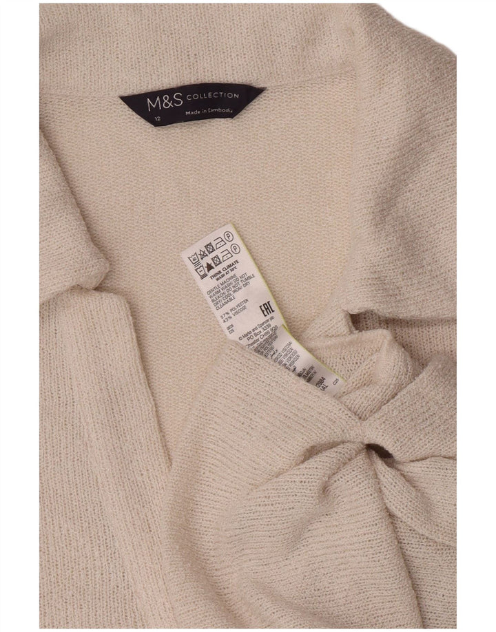 Marks & Spencer Γυναικείο Πόλο Μπλουζάκι UK 12 Μεσαίο Λευκό Πολυεστέρας