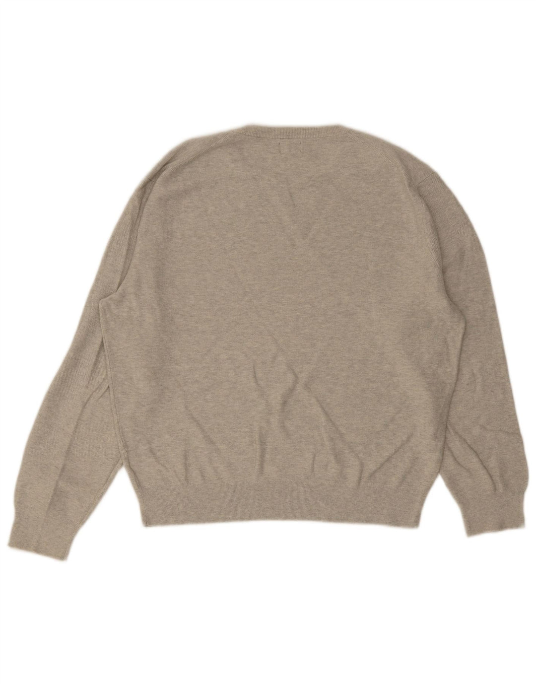 Ανδρικό πουλόβερ J. Crew Crew Neck Jumper Μεσαίο γκρι βαμβακερό
