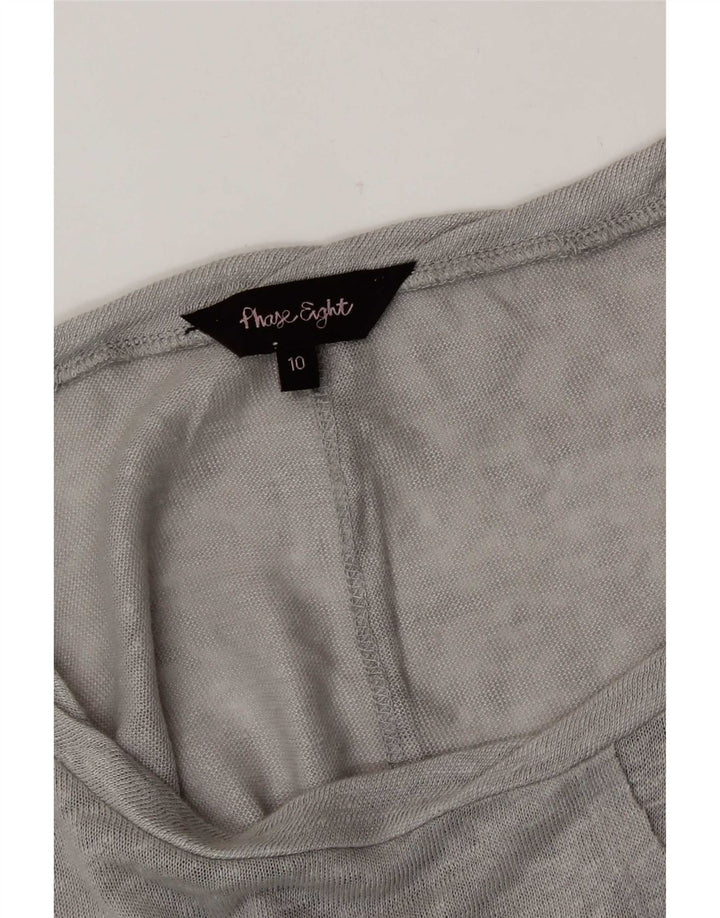 Φάση Οκτώ Γυναικείο Ασύμμετρο Τοπ UK 10 Small Grey