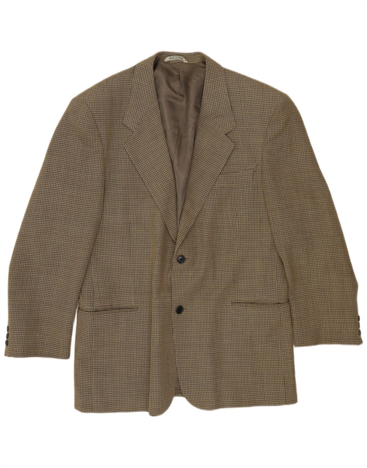 Ing Loro Piona & Co. Ανδρικό σακάκι 2 κουμπιών IT 54 2XL Khaki Spotted