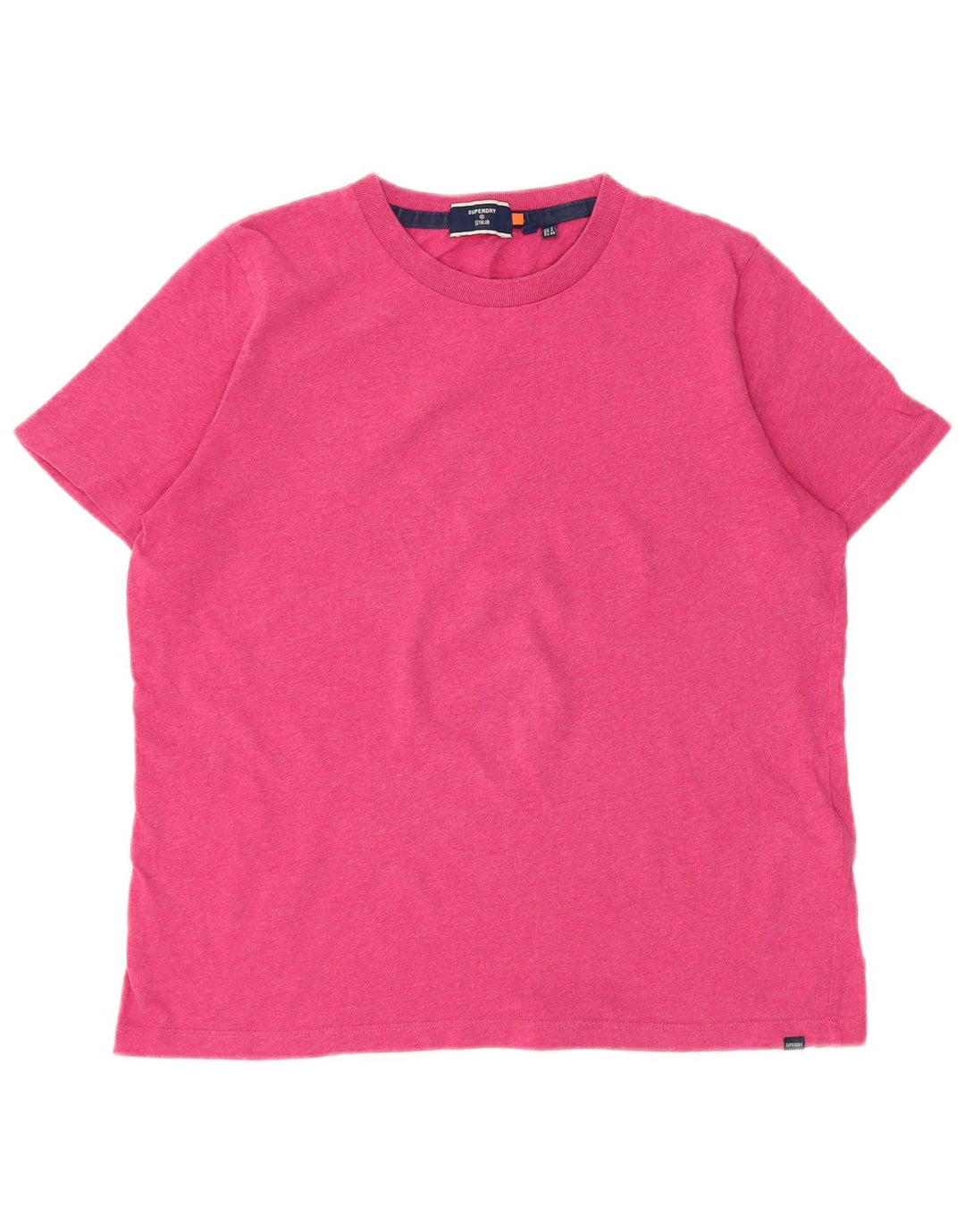 Superdry Γυναικείο T-Shirt Top UK 8 Small Pink Βαμβακερό