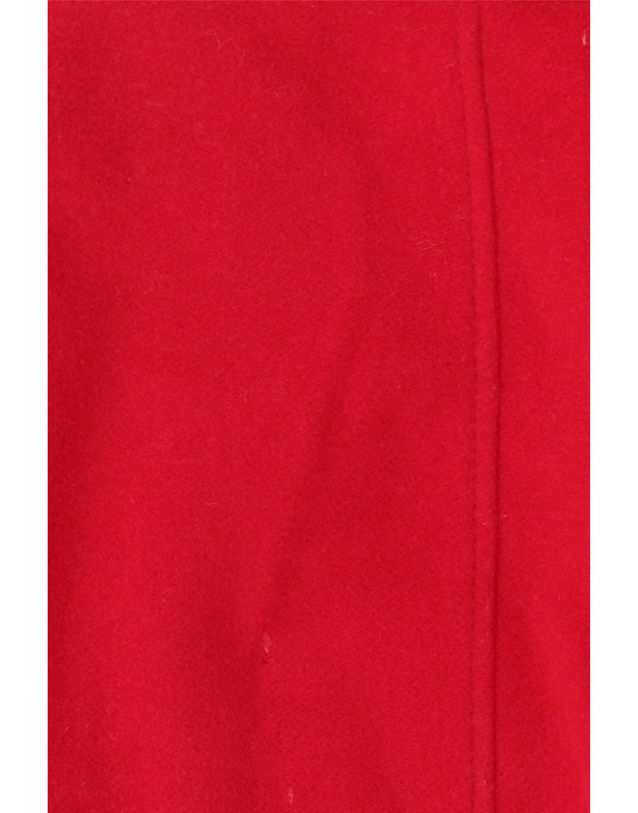 WINDSMOOR Womens Pea Coat UK 16 Large Red Wool