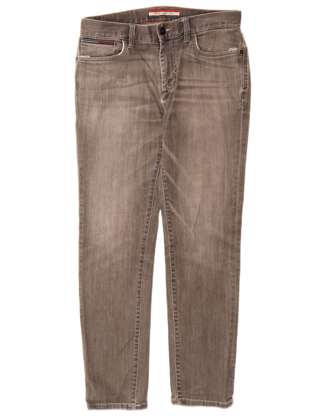Tommy Hilfiger Ανδρικό Slim Jeans W30 L30 Γκρι βαμβακερό