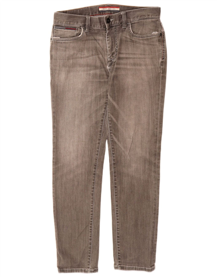 Tommy Hilfiger Ανδρικό Slim Jeans W30 L30 Γκρι βαμβακερό
