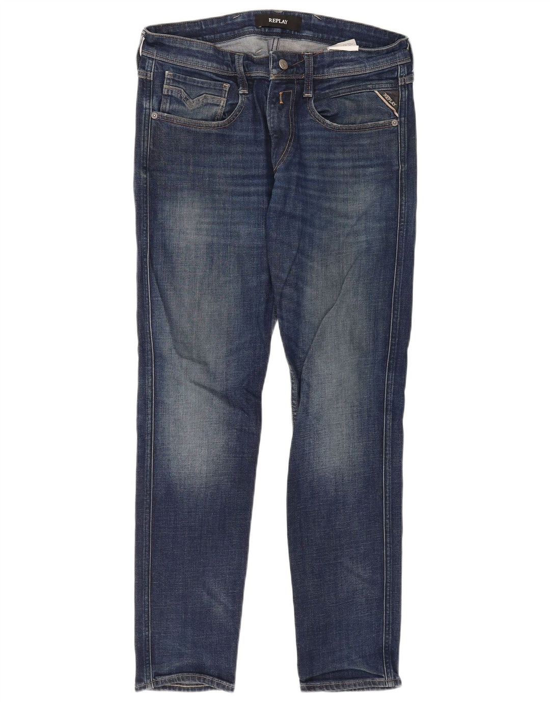 Replay Ανδρικό Slim Jeans W33 L32 Blue Cotton