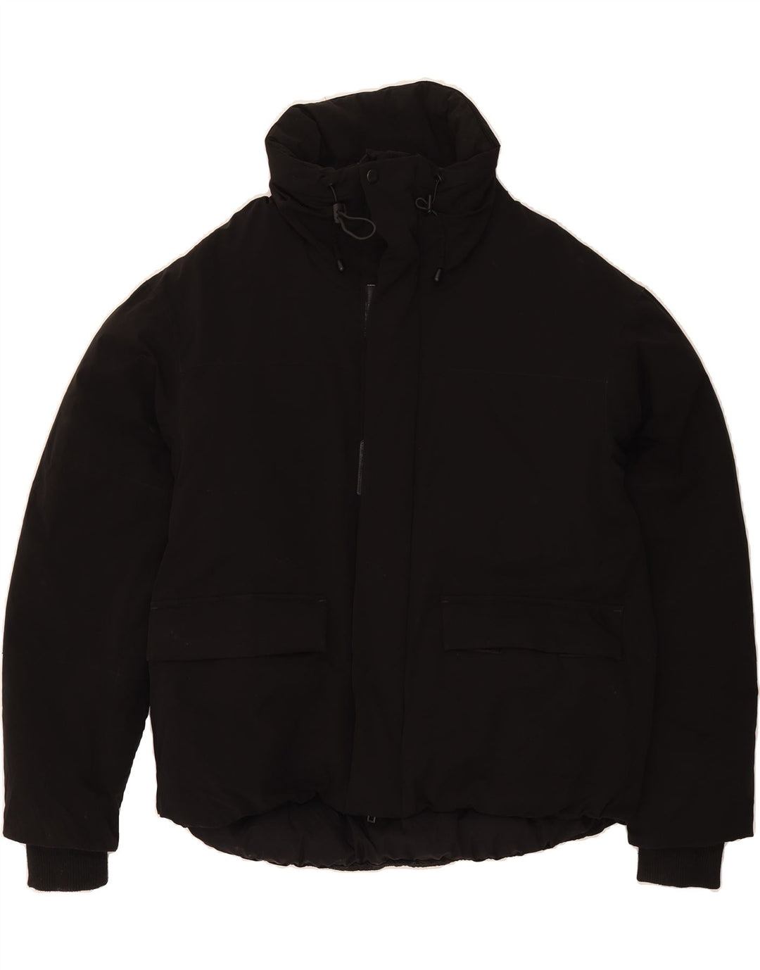 ZARA Mens Oversized Windbreaker Jacket UK 38 Medium Black Vintage Zara and Second-Hand Zara from Messina Hembry 