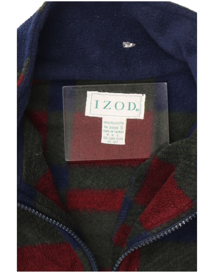 IZOD Ανδρικό φερμουάρ με λαιμόκοψη Fleece Jumper Μικρό πολύχρωμο πολυεστέρας