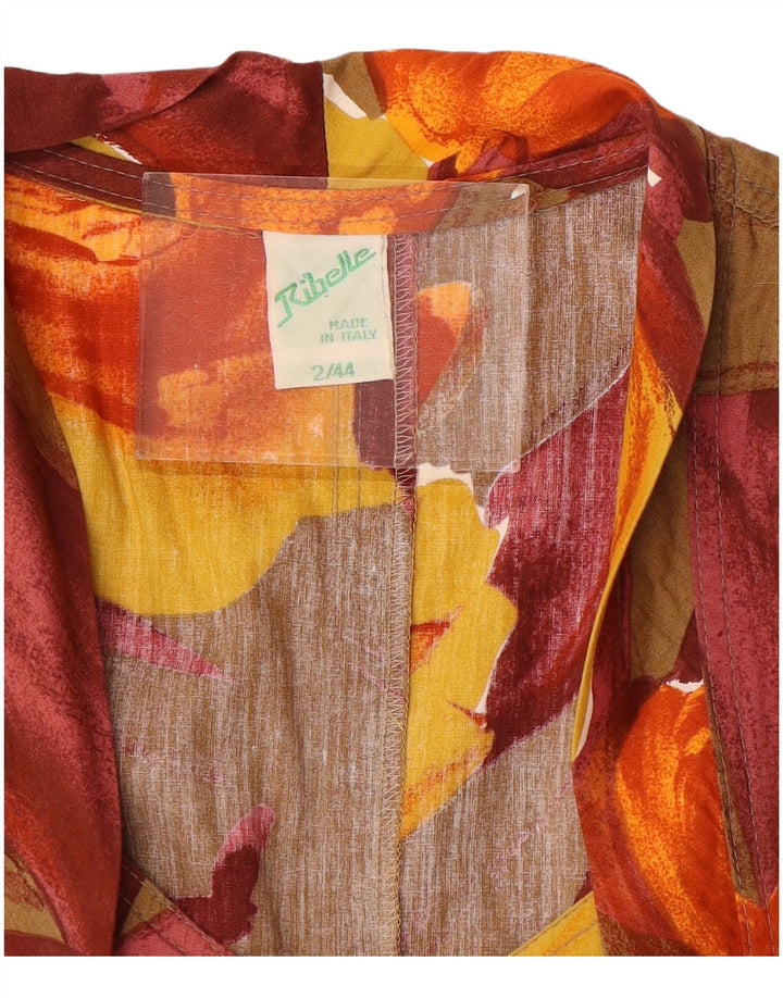 Vintage Γυναικείο Αμάνικο Φόρεμα Shift IT 44 Medium Πολύχρωμο Floral