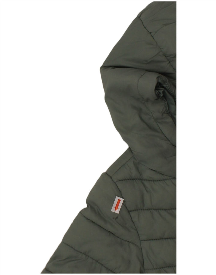 DKNY Baby Girls με κουκούλα με επένδυση τζάκετ 18-24 μηνών πράσινο νάιλον