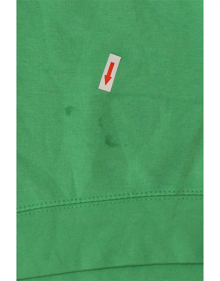 Zara Γυναικεία φούτερ Relaxed Fit Jumper UK 10 Small Green Polyester