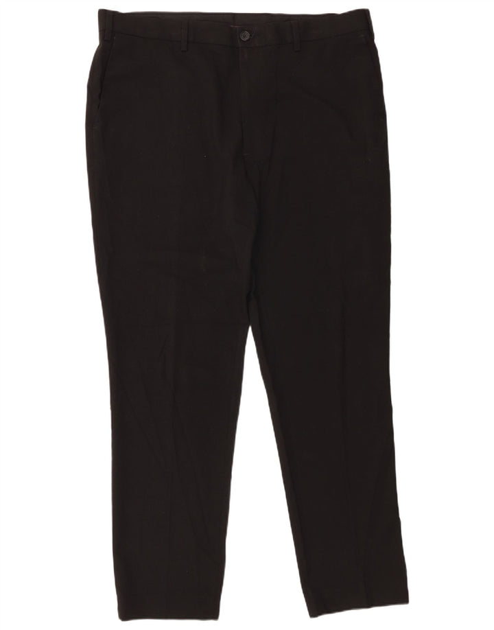 Marks & Spencer Ανδρικό Slim παντελόνι Chino W38 L31 Μαύρο Πολυεστέρας