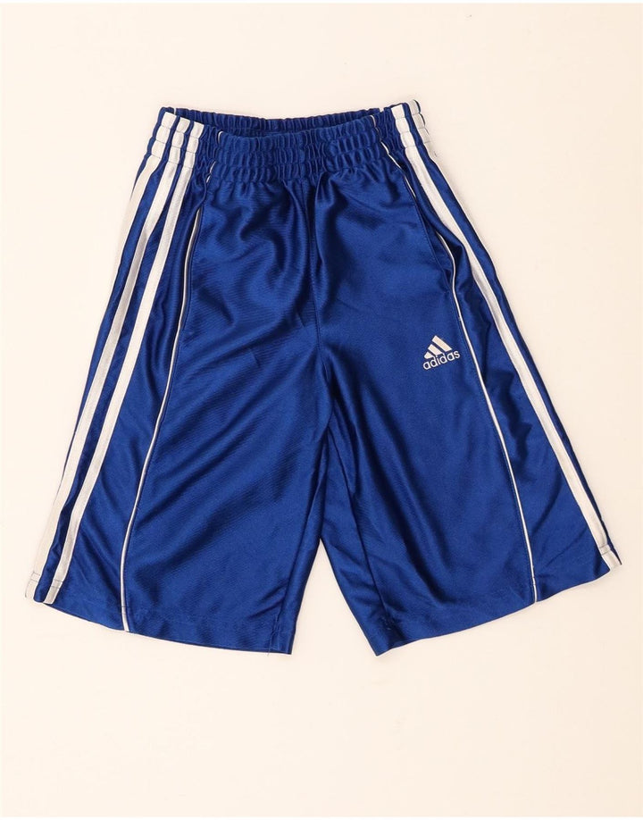 Adidas Boys Sport Short 7-8 Years XS Blue Polyester