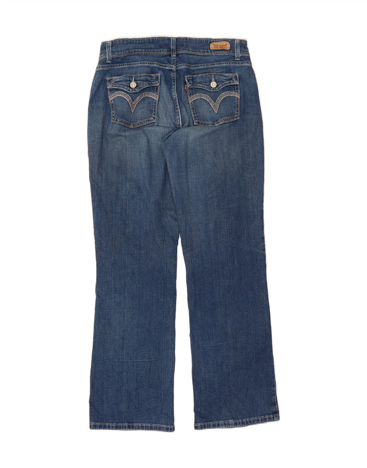 LEVI'S Womens 524 Curvy Bootcut Jeans W31 L32 Blue Cotton Vintage Levi's and Second-Hand Levi's from Messina Hembry 