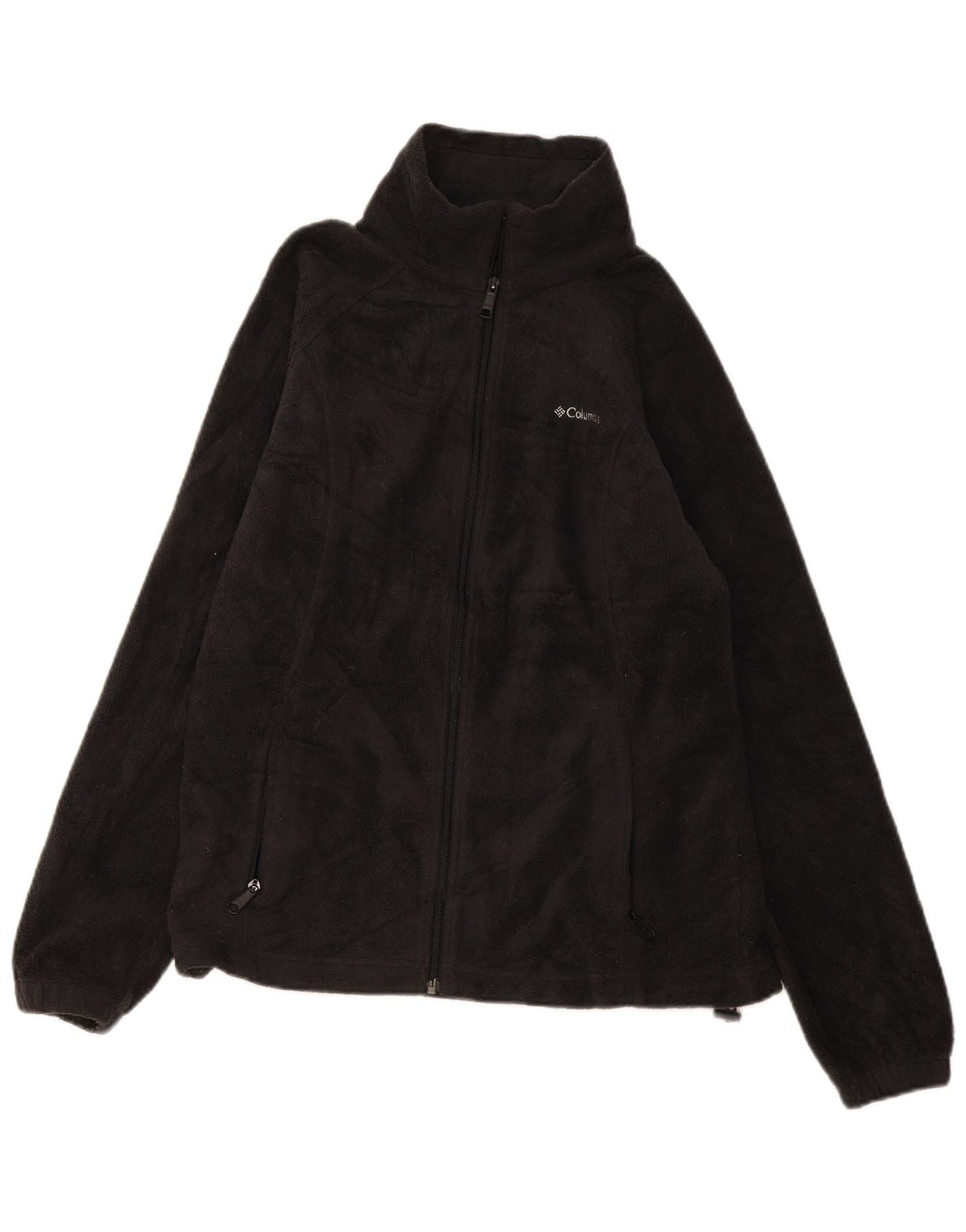 Columbia Γυναικείο Fleece Jacket UK 40 μεγάλο μαύρο πολυεστέρα